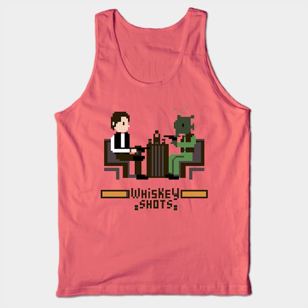 Whiskey Shots Tank Top by Pixelmania